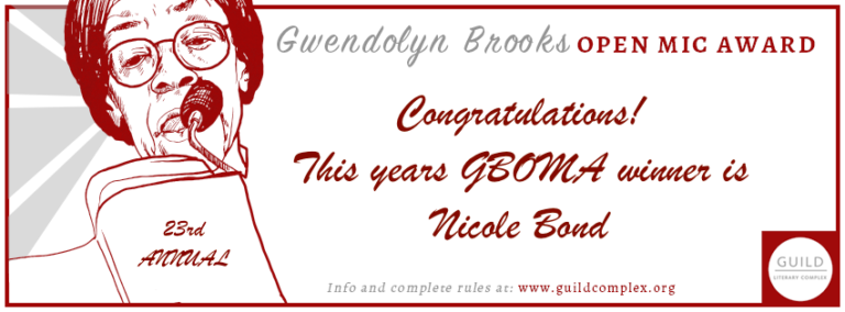 23rd Annual Gwendolyn Brooks Open Mic Awards, Finalists Announced