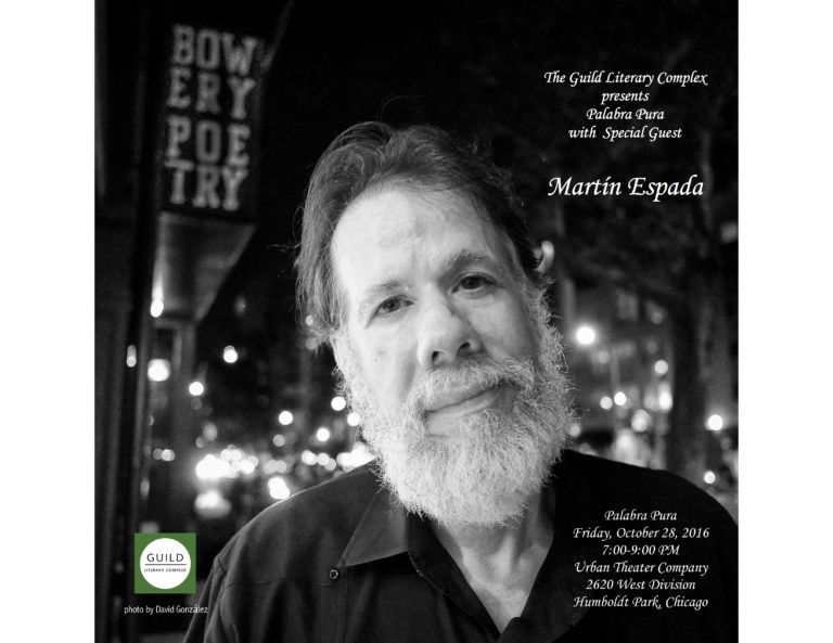 The Guild Hosts a Special Palabra Pura with Guest Martín Espada