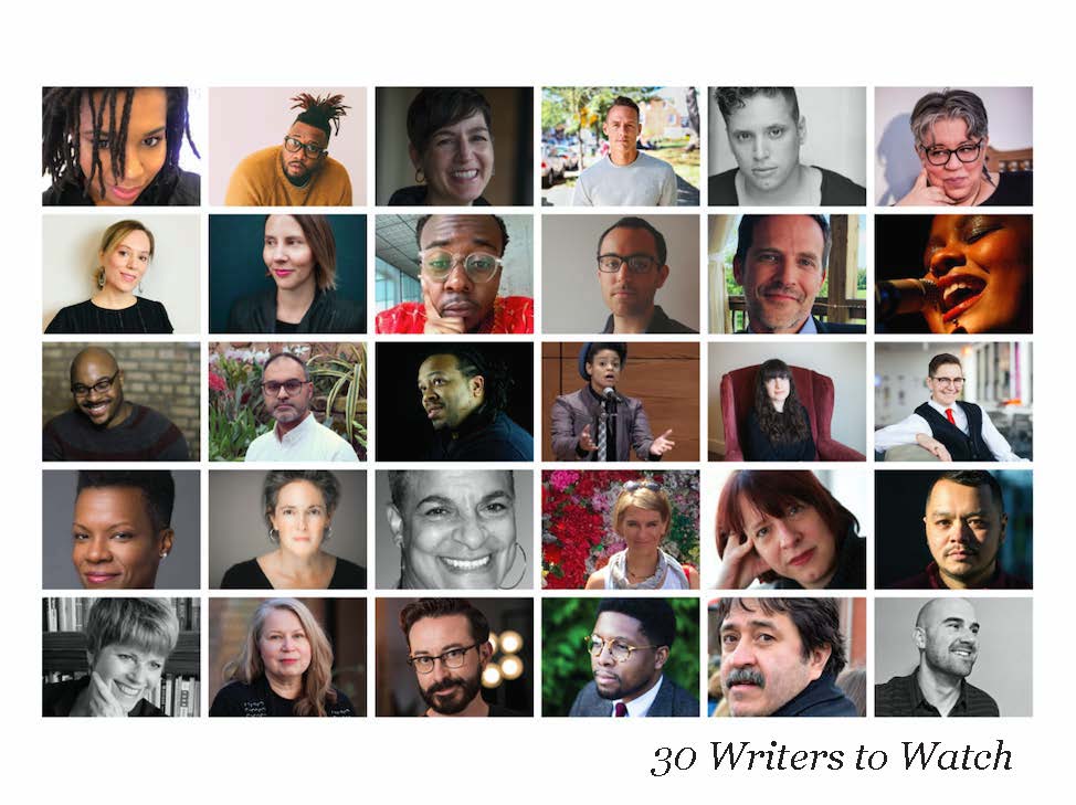 Collage of the authors in the 30 Writers to Watch