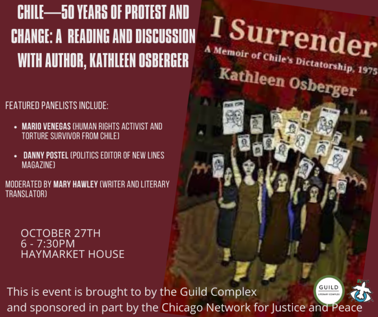 Chile—50 Years of Protest and Change: A Reading and Discussion with Kathleen Osberger