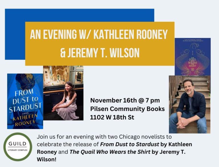 An Evening w/ Kathleen Rooney & Jeremy T. Wilson