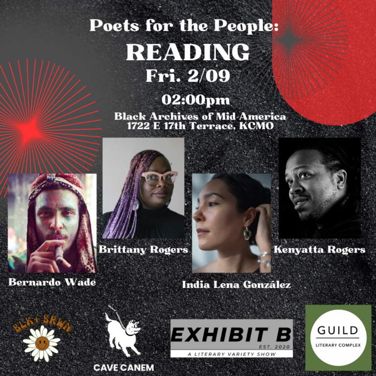 AWP | Poets for the People: Reading with Brittany Rogers, Bernardo Wade, India Lena Gonzalez, and Kenyatta Rogers