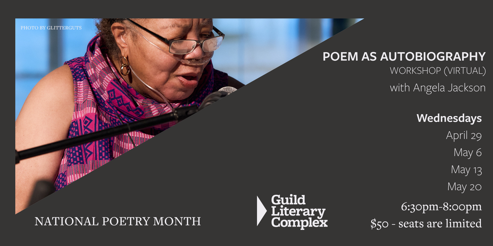 Angela Jackson workshop flyer