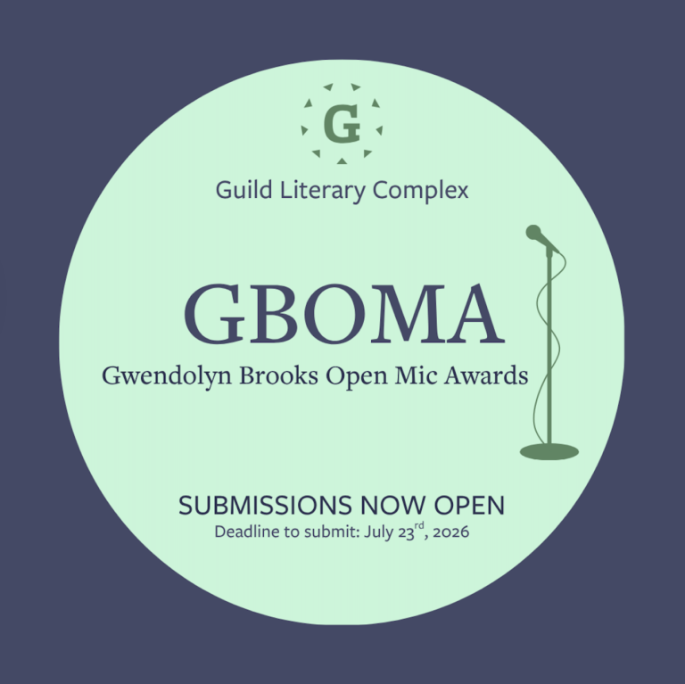 Submissions Now Open for the 2026 Gwendolyn Brooks Open Mic Awards (GBOMA)